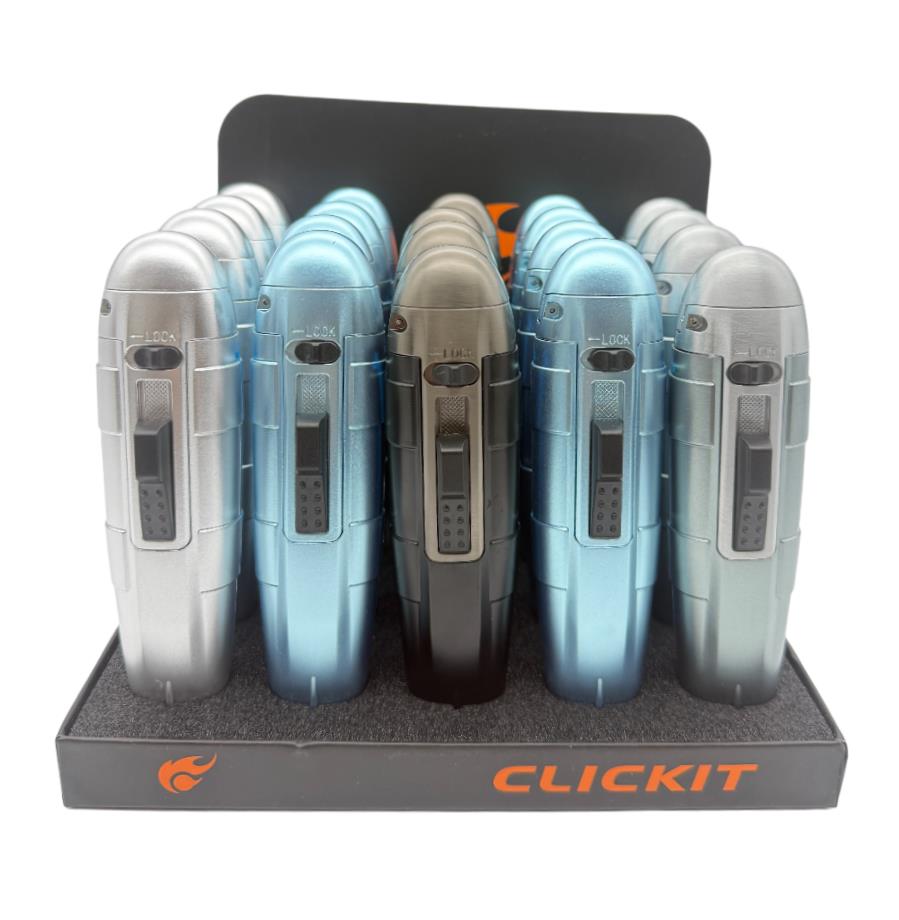 GH-5994 Click it Submarine Flip Open Torch 20CT