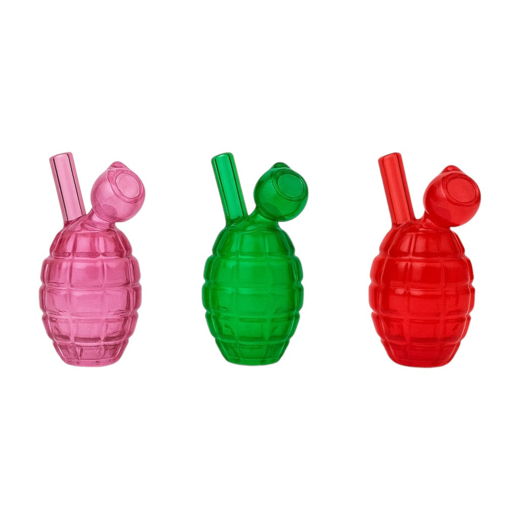 GR-12 - PG1300 Grenade Mini Glass Bong Set