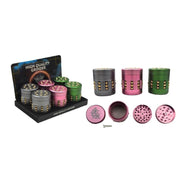 4 Part 75mm Xtreme Grinder -Assorted (G1473)-6/display