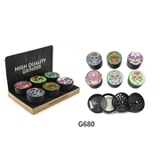 4 Parts 2.5″ Spice Herb Grinder – (G680)-6/display