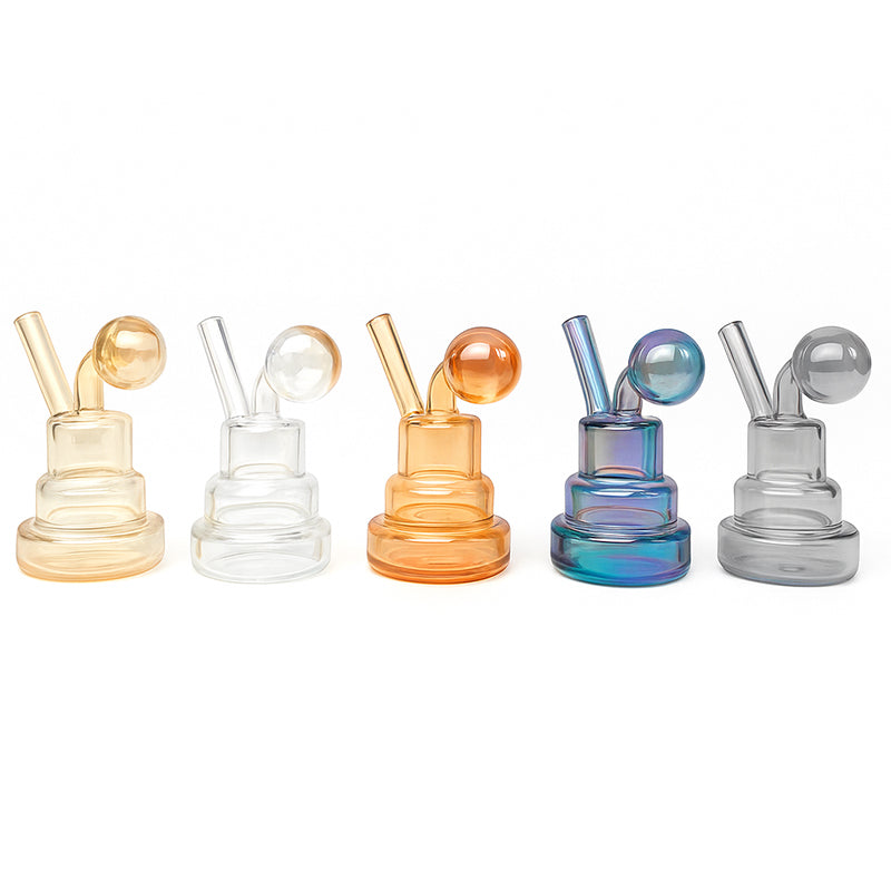 GR-10 - PG1298 Iridescent Mini Glass Bong Set