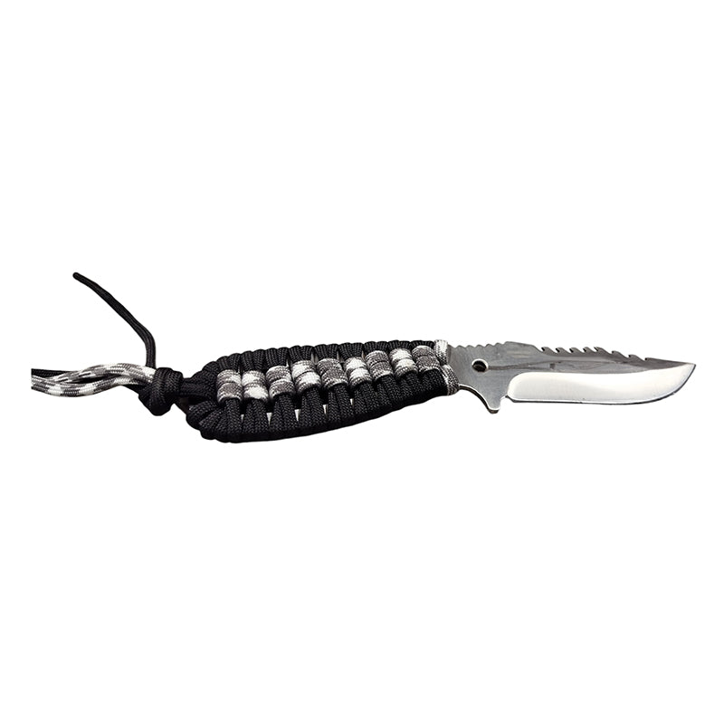 9657 - Tactical Fixed Blade Survival Knife with Paracord Handle