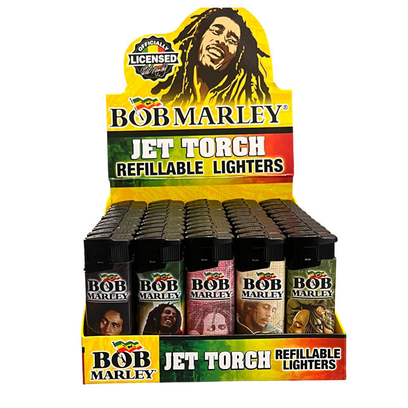 Durable Refillable Torch Windproof Lighter - 50/Box