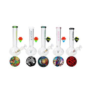 10″ Aqua Bong Collection with Adapter – Assorted Designs (AQUA201)