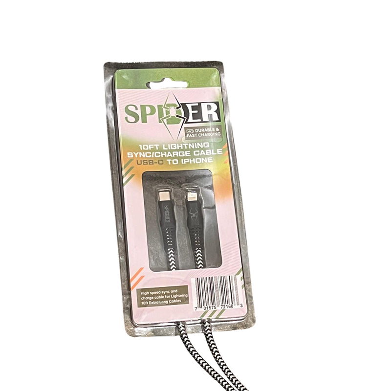 Spider-10` Cable (Type C to Lighting)