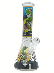 MST124 Cartoon Decal Bong