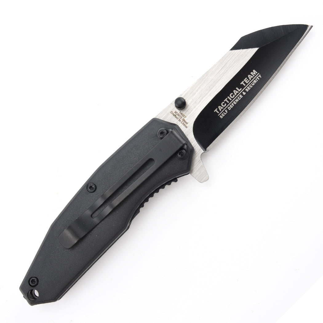 14657 - Defender-Xtreme 7" Skull Design ABS Handle 3CR13 Steel