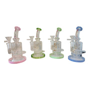 Curvy Neck Glass Bong  (MST042)