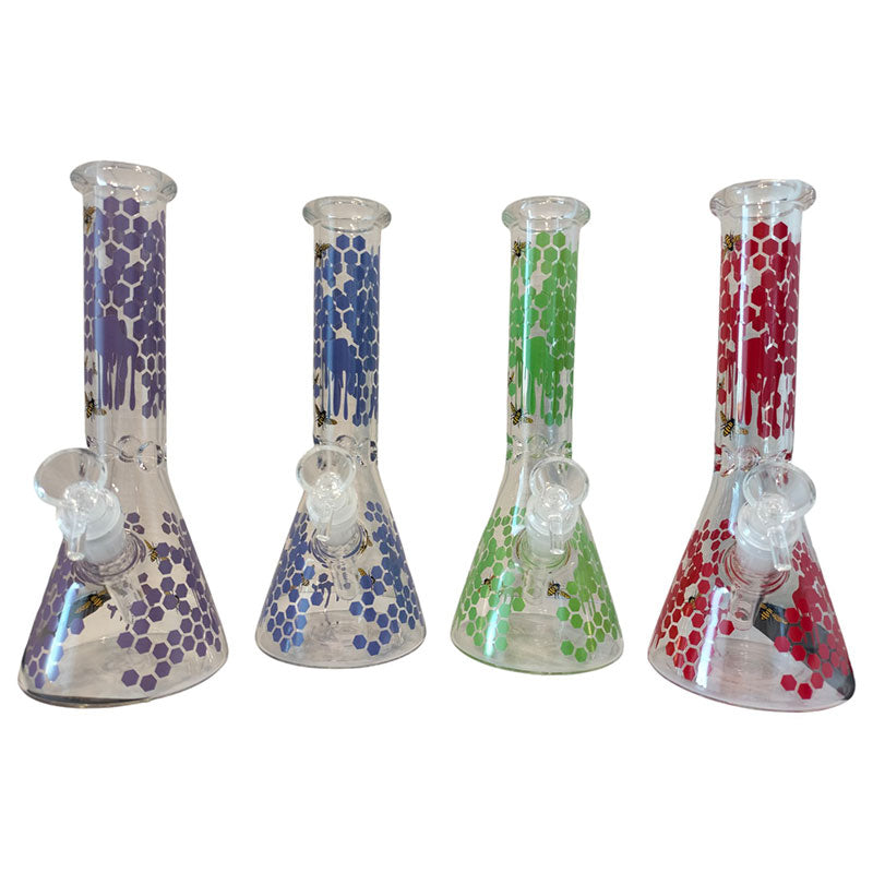 10" Beaker Design Hydro Glass Bong (MST007)