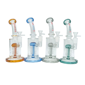 8" Curvy Neck Glass Bong (MST027)
