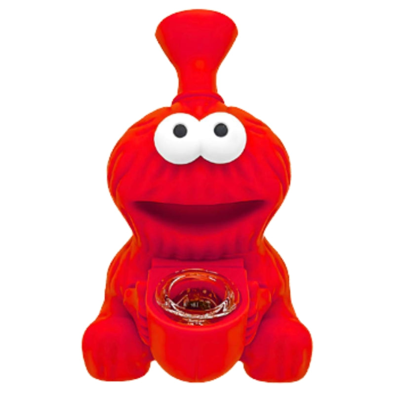MSTS101 - Cartoon Character Silicone Water Pipe with Glass Bowl