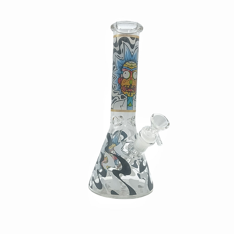 10"Cartoon decal bong MST070