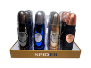 SP-596 Spider Refillable Butane Torch Lighter-12/Display