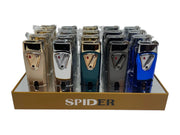 SP-586 Spider Refillable Butane Torch Lighter-20/Display