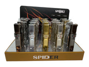 SP-633 Spider Refillable Butane Torch Lighter-20/Display