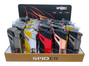 SP-981 Spider Refillable Butane Torch Lighter-20/Display