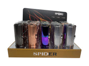 SP-307 Spider Refillable Butane Torch Lighter-20/Display