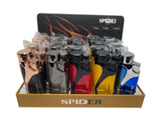SP-399 Spider Refillable Butane Torch Lighter-20/Display