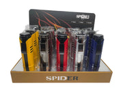 SP-582 Spider Refillable Butane Torch Lighter-15/Display