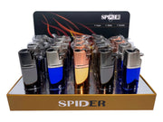SP-379A Spider Refillable Butane Torch Lighter-20/Display