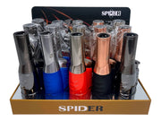 SP-578 Spider Refillable Butane Torch Lighter-15/Display