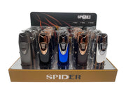 SP-980 Spider Refillable Butane Torch Lighter-20/Display