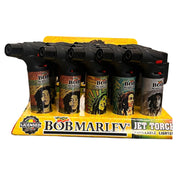 Premium Easy Grip Single Flame Refillable Torch Lighter - 15/Display