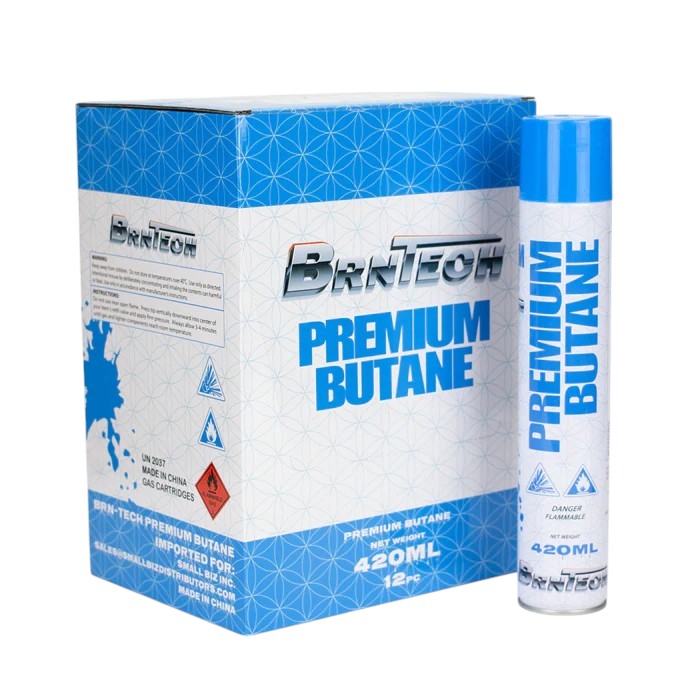 BrnTech Premium Butane Zero impurities 420ml Box of 12