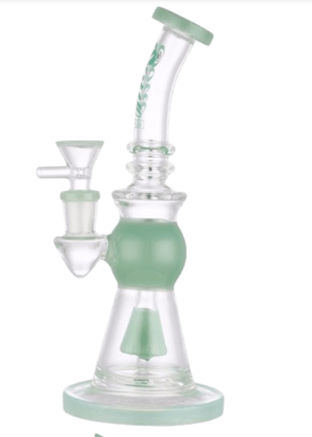 8.2" Soul Recycler Bong/Dab Rig (S2085 Green C)