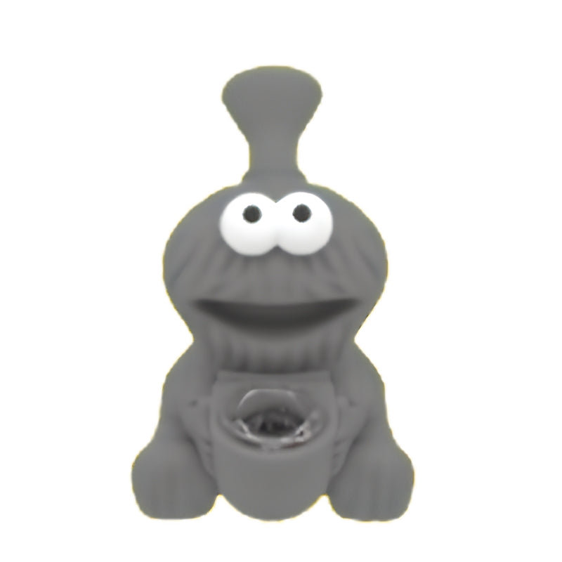MSTS101 - Cartoon Character Silicone Water Pipe with Glass Bowl