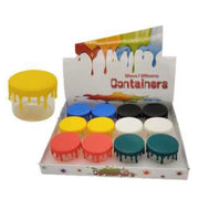 Glass Jar Storage Container - Slimy Design -SI32-12/Display