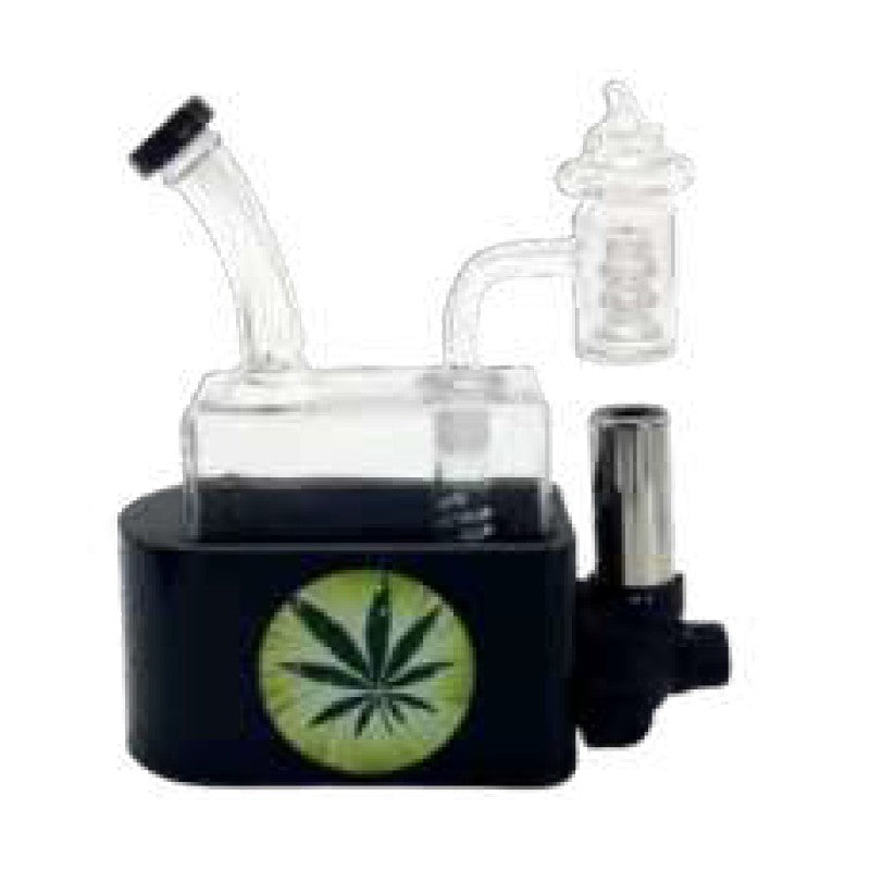 Portable Dab Rig with Torch - Black - (H2048)