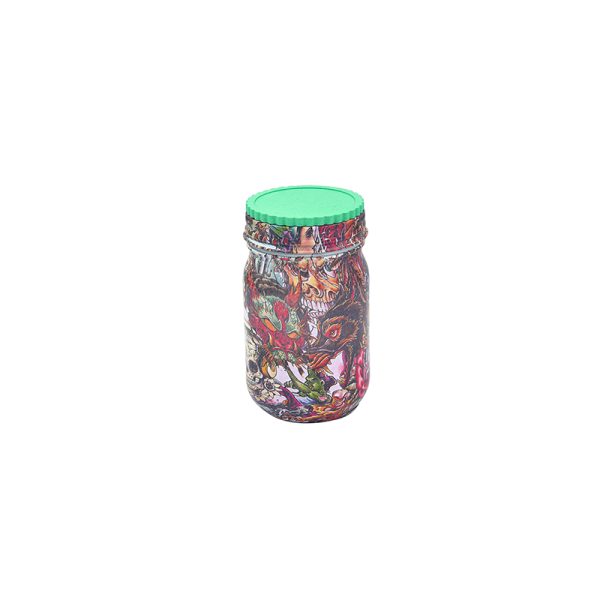 380ml Multi Creature Design Tobacco Storage Jar – (HP-013E)-6/Display