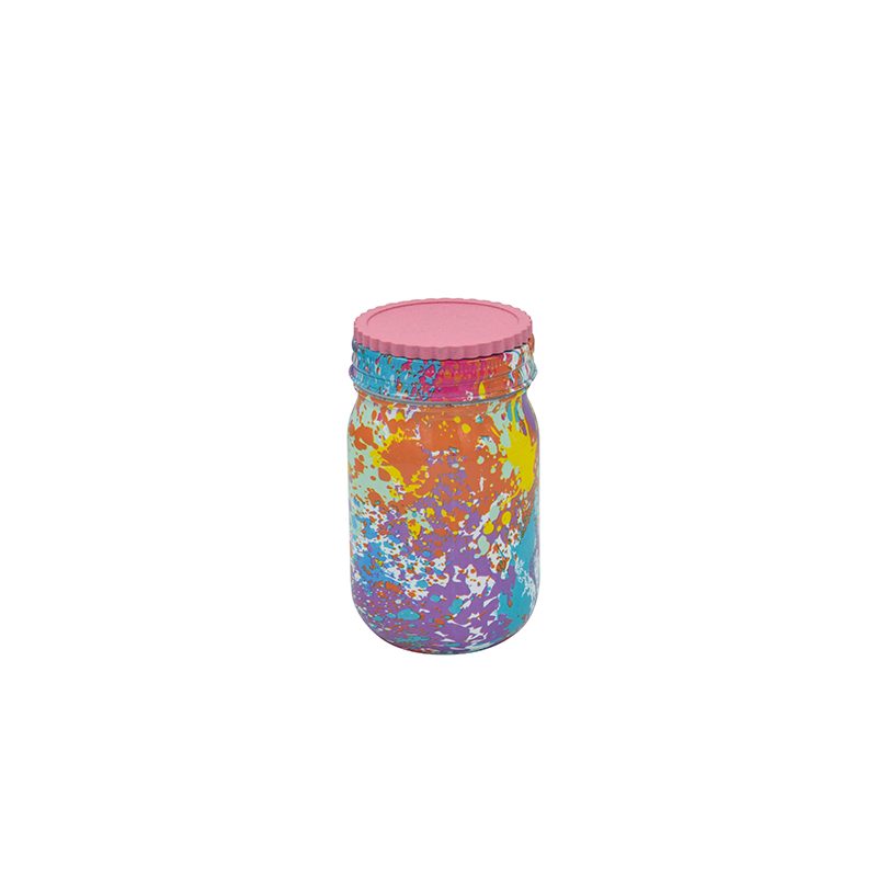 380ml Rainbow Design Tobacco Storage Jar – (HP-013F)-6/Display