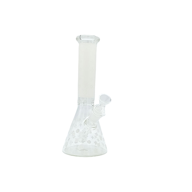 10" Mini Gold Luxury Brand Glass Bong (MST014)