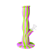 MSTS150 - Straight-Tube Silicone Water Pipe Bong