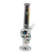 MST104 - Rainbow Skull Glass Bong