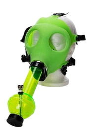 Gas Mask:Multicolor Printed Gas Mask with Bong