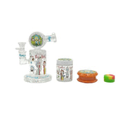 MST382 - Rick and Morty Cartoon Glass Water Pipe
