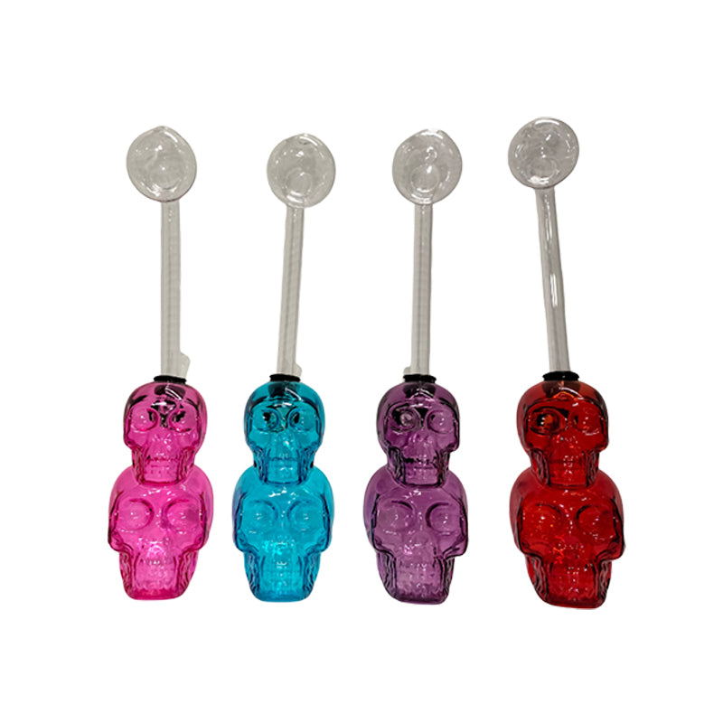 Pyex Double Skull oil Bubbler (MS2008)-20/box