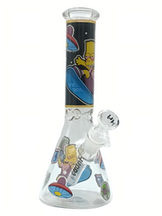 MST124 Cartoon Decal Bong