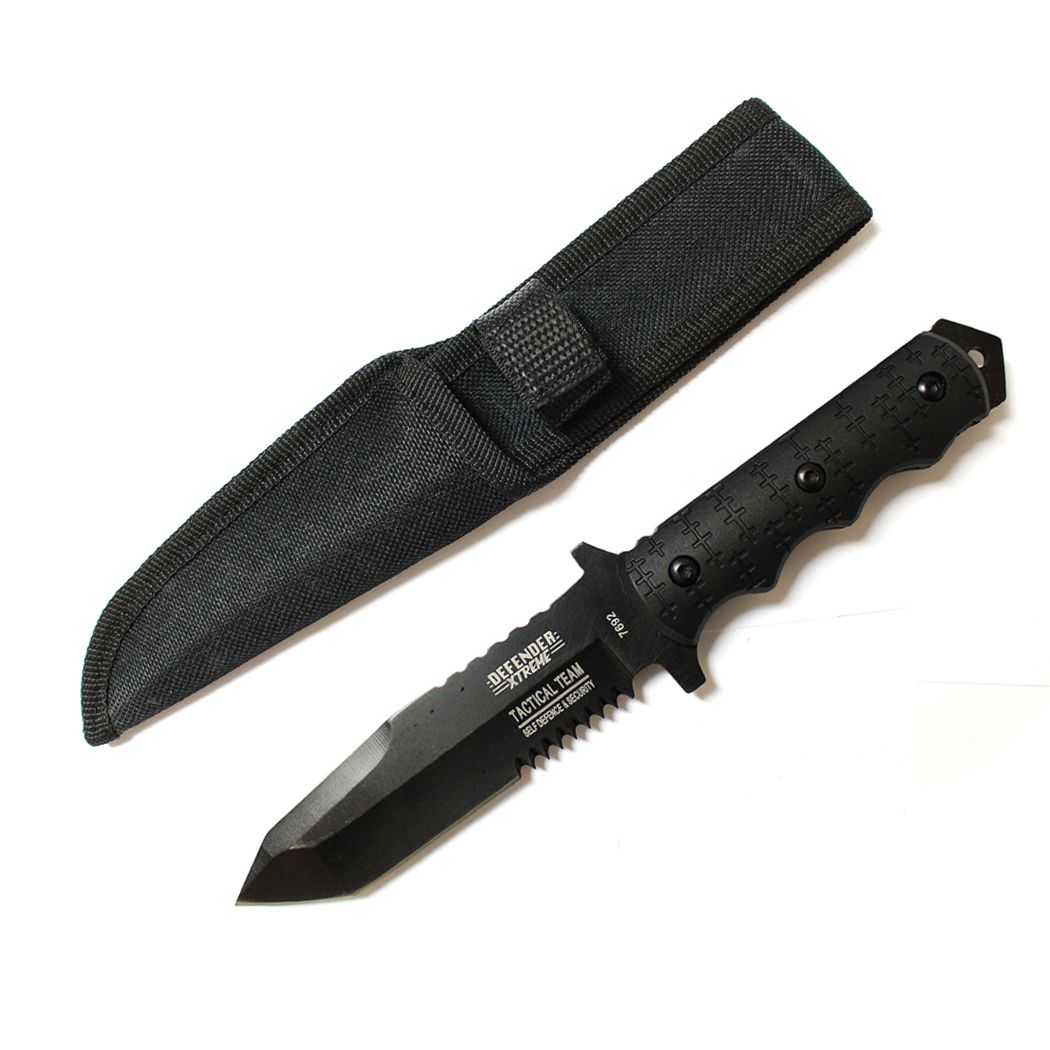 9" Defender-Xtreme Tactical Team Hunting Outdoor Knife (7692)