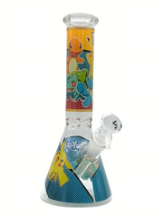 MST124 Cartoon Decal Bong