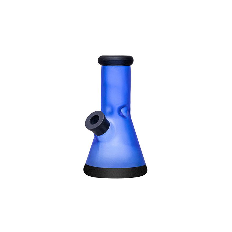 8" 7mm Beaker Bong - Blue D (M08001)