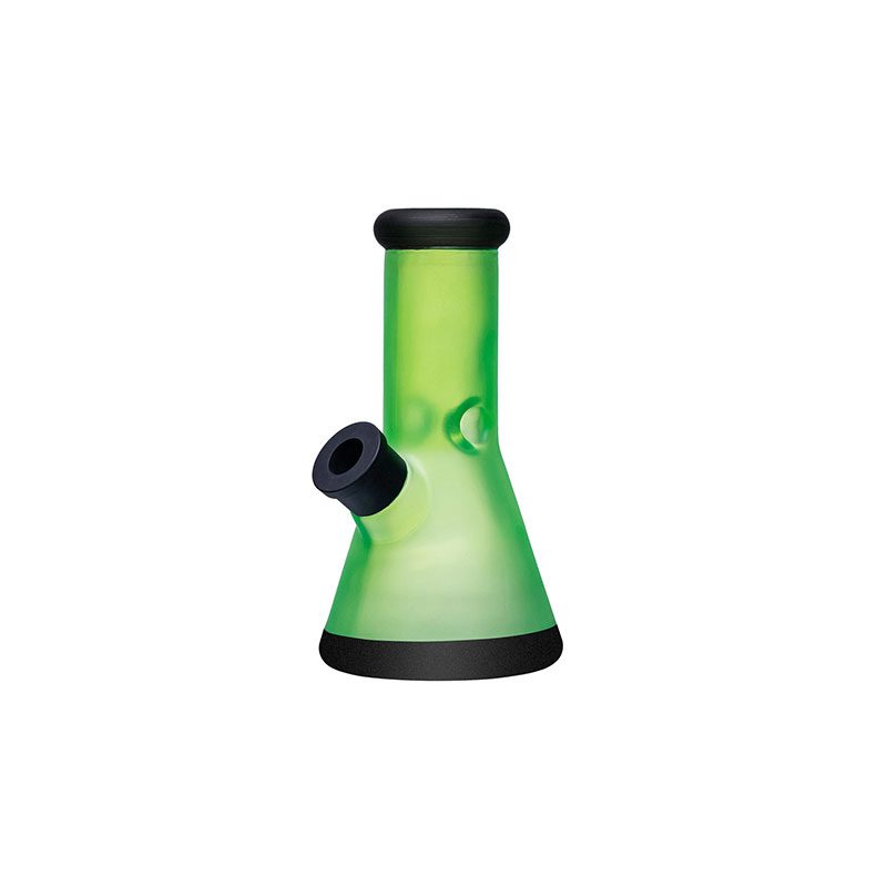 8" 7mm Beaker Bong - Neon Green (M08001)