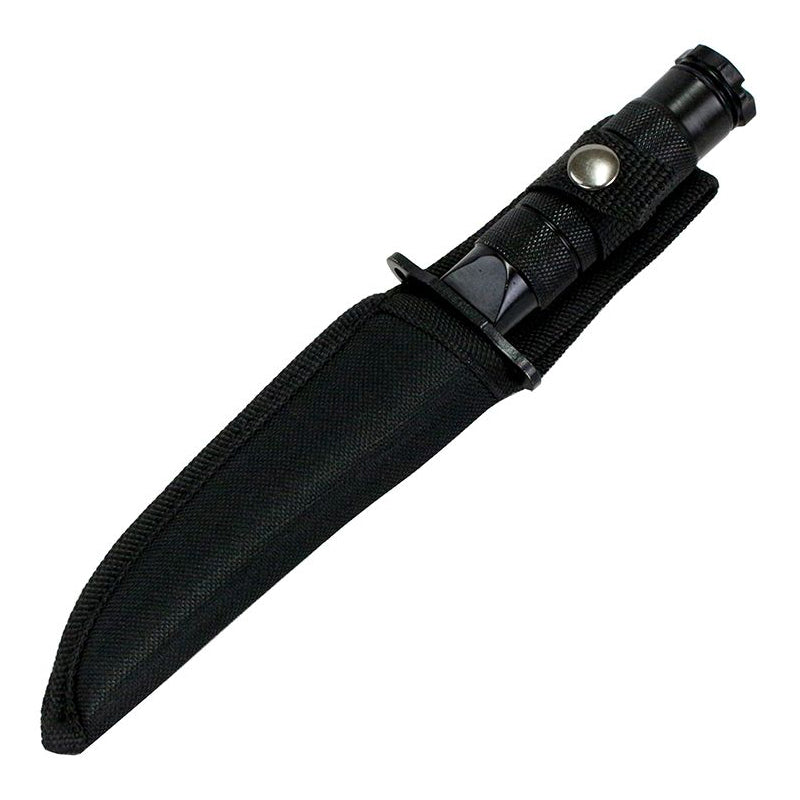 8.5" Heavy Duty Black Mini Survival Knife with Sheath (9090)