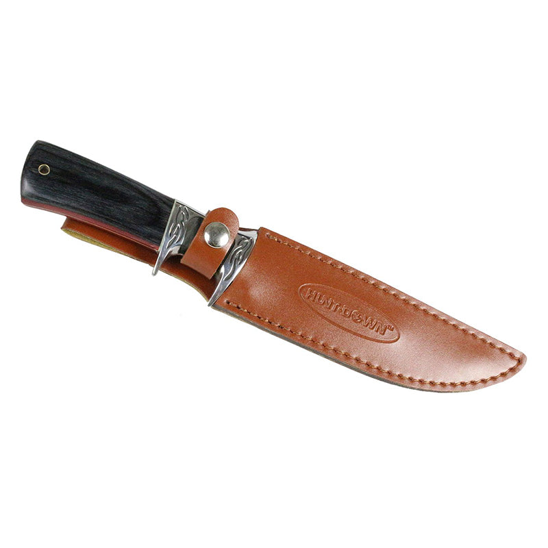 12" Hunt-Down Fixed Blade Knife with Sheath (9107)