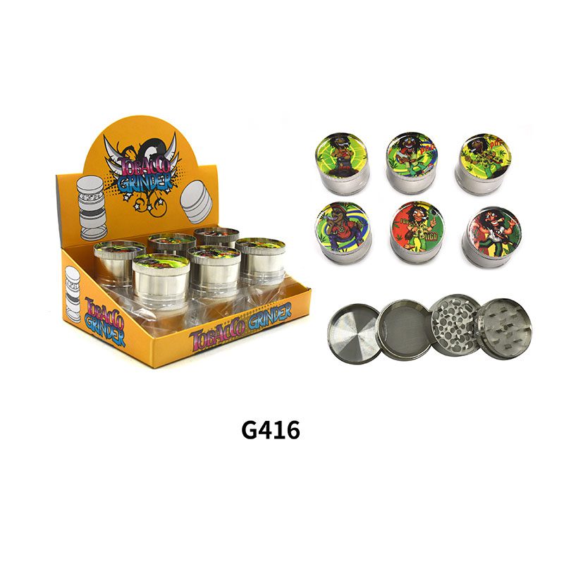 4 Part 2"Aluminum Grinder - (G416)-12/display