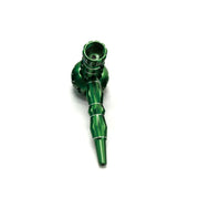 Aluminum Tobacco Pipe with Grinder – Green (MP211-E)