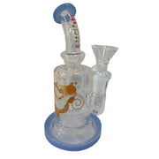 Curvy Neck Glass Bong  (MST042)
